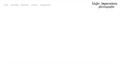 Desktop Screenshot of lightimpressionsphotography.com